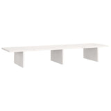 Vidaxl Monitor Standard 100x27x15 cm Solid Pine White