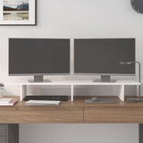 VidaXL Monitor standard 100x27x15 cm Solid pine white