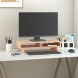 VidaXL monitor stand 60x27x14 cm Solid pine