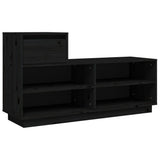 Vidaxl Schong Cabinet 110x34x61 cm falen Pinien Black