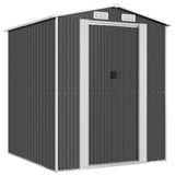 Vidaxl Garden Shed 192x191x223 cm galvaniseret stål antracit -farvet