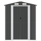 Vidaxl Garden Shed 192x274x223 cm galvaniseret stål antracit -farvet