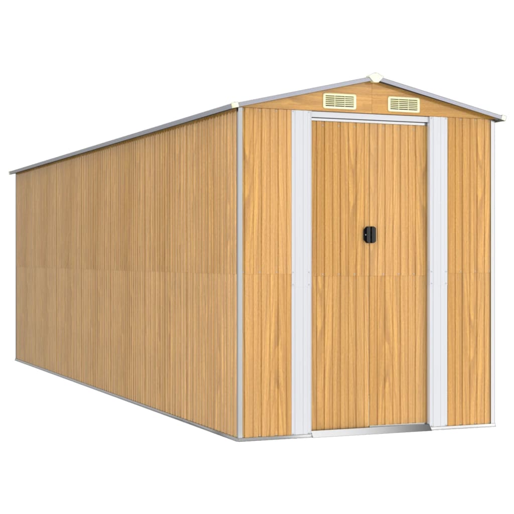 SHED JARDINE VIDAXL 192X606X223 CM GALVANISÉ ACI