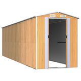 SHED JARDINE VIDAXL 192X689X223 CM GALVANISÉ ACI