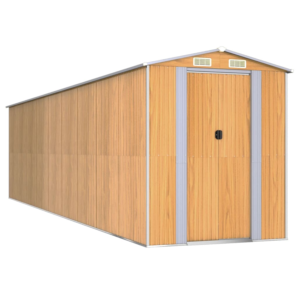 SHED JARDINE VIDAXL 192X772X223 CM GALVANISÉ ACI