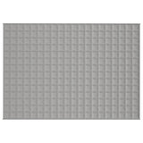 VIDAXL Coperta debole 138x200 cm 6 kg di tessuto grigio