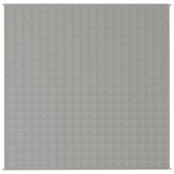 VIDAXL Coperta debole 200x200 cm 13 kg di tessuto grigio