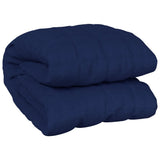 VIDAXL Coperta debole 155x220 cm 7 kg di tessuto blu