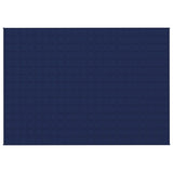 VIDAXL Coperta debole 155x220 cm 7 kg di tessuto blu