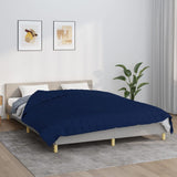 Vidaxl schwache Decke 200x200 cm 13 kg Stoff blau