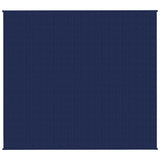 Vidaxl Weakage Blanket 200x225 cm 9 kg de tela azul