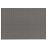 VIDAXL Coperta debole 155x220 cm 7 kg di tessuto grigio