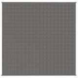 VidaXL Weakage blanket 200x200 cm 13 kg of fabric gray