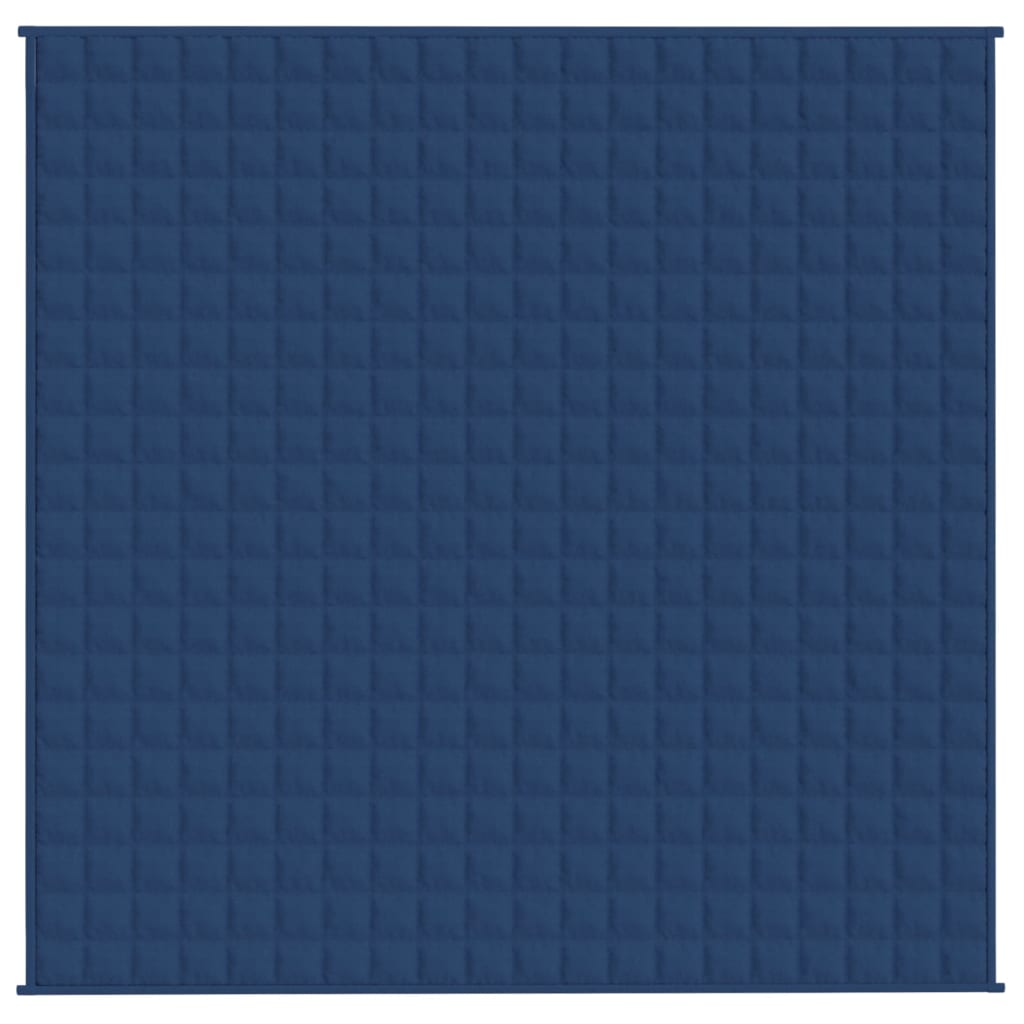 Vidaxl Weakage Blanket 200x200 cm 13 kg de tela azul