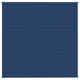 Vidaxl Weakage Blanket 200x200 cm 13 kg de tela azul