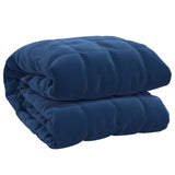 Vidaxl Weakage Blanket 200x225 cm 13 kg de tela azul