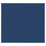 Vidaxl Weakage Blanket 200x225 cm 13 kg de tela azul