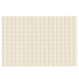 Vidaxl Weakage Blanket 120x180 cm 9 kg de tela crema ligera