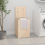 Vidaxl laundry basket 44x44x66 cm solid pine