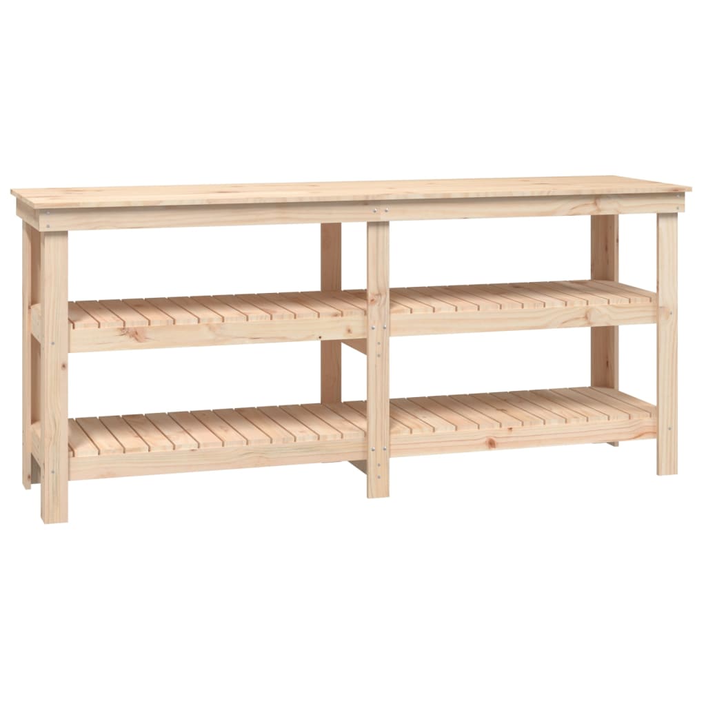 Vidaxl Workbench 181x50x80 cm Pine solide