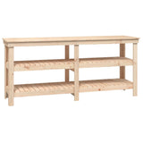 Vidaxl Workbench 181x50x80 cm Solid Pine