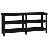 Vidaxl Workbench 181x50x80 cm Solid Pine Black