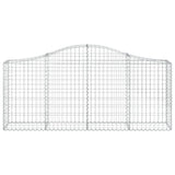 VidaXL Schanskorf vaulted 200x30x80 100 cm galvanized iron