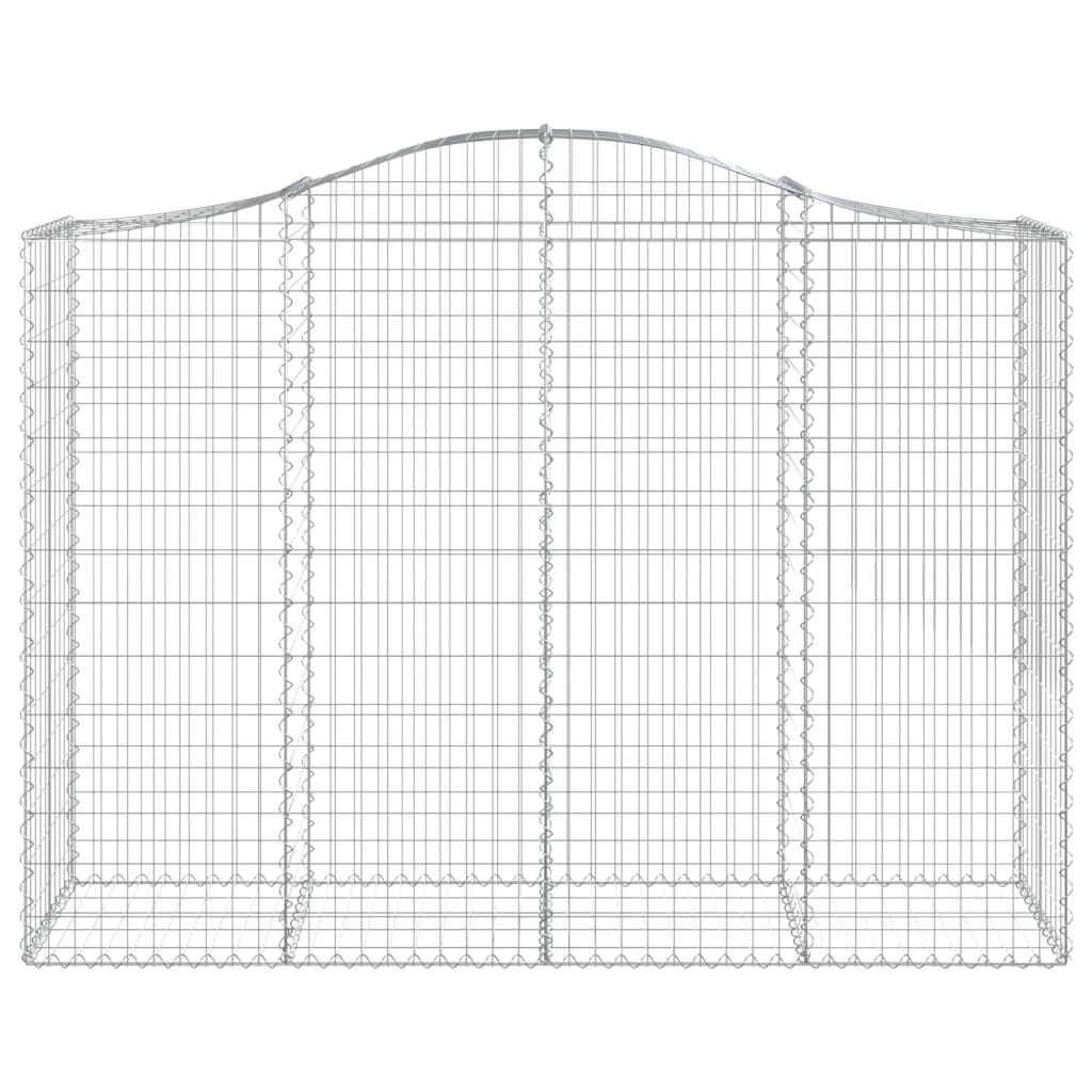 Vidaxl shananskorf vaulted 200x50140 160 cm Galavaniséiert Eisen