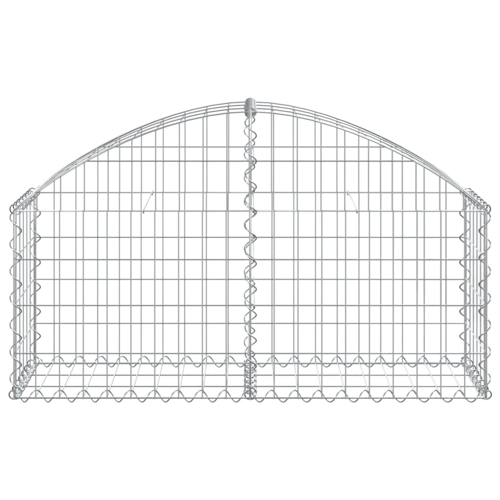 Vidaxl Schanskorf Gewölbe 100x30x40 60 cm verzinktes Eisen