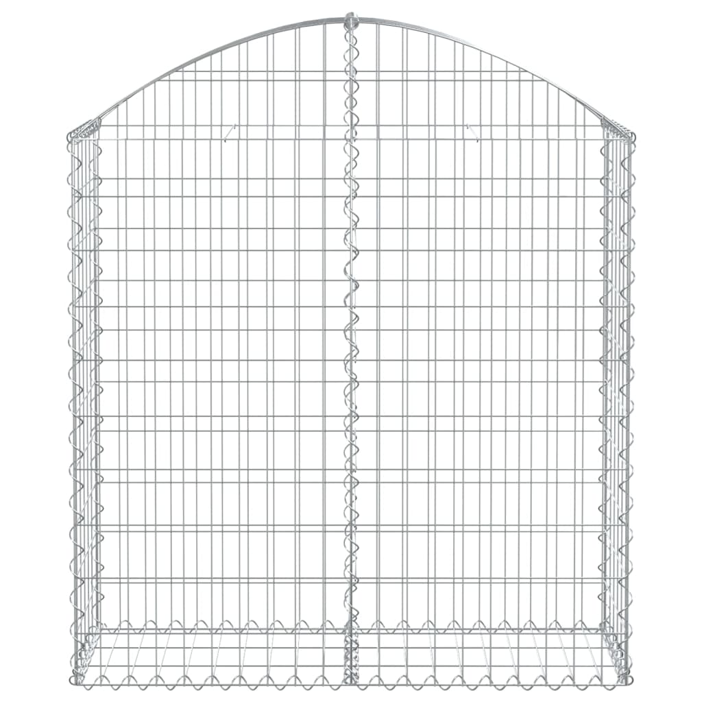 Vidaxl Schanskorf vaulted 100x30x100 120 cm galvanized iron