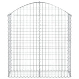 Vidaxl Schanskorf vaulted 100x30x100 120 cm galvanized iron