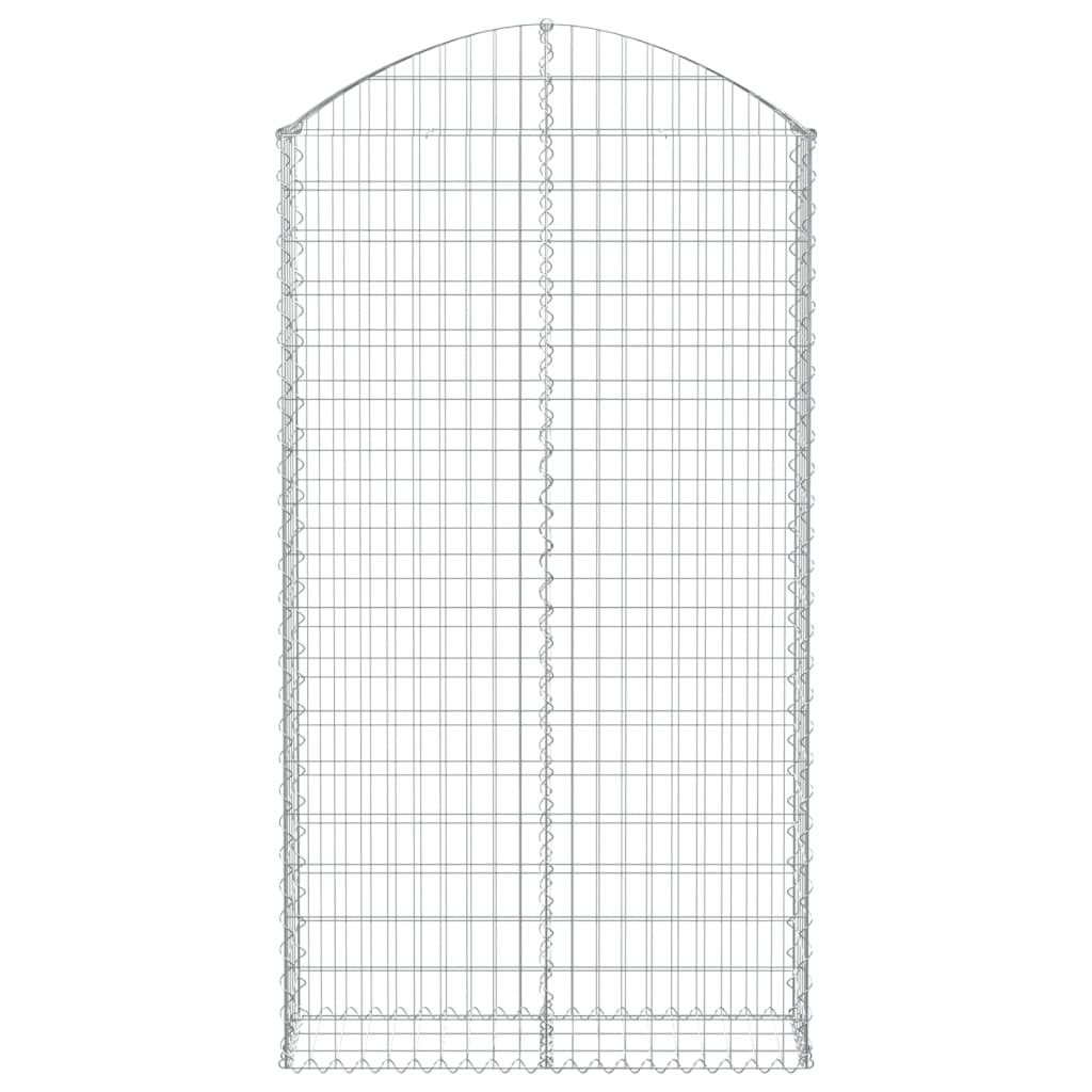 Vidaxl Schanskorf Vaunted 100x30x180 200 cm galvaniserat järn