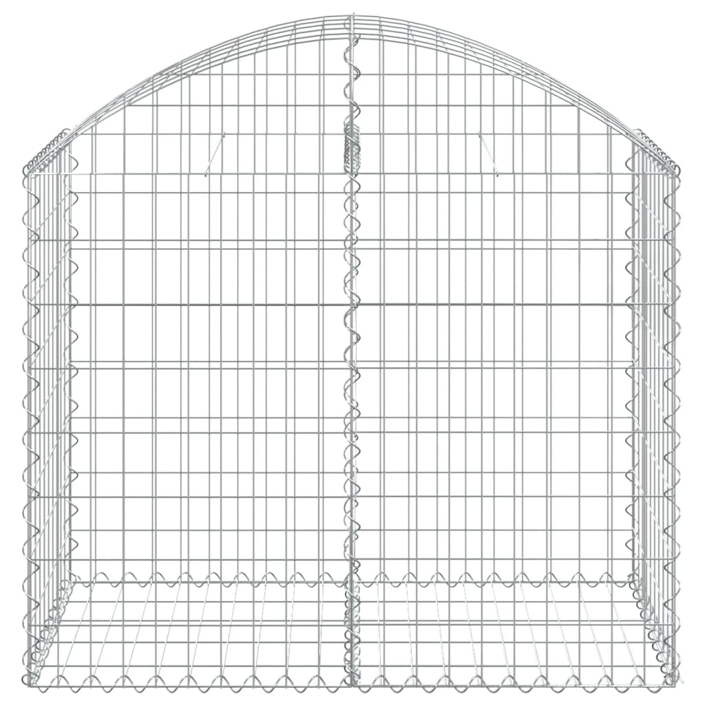 VidaXL Schanskorf vaulted 100x50x80 100 cm galvanized iron