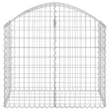 VidaXL Schanskorf vaulted 100x50x80 100 cm galvanized iron