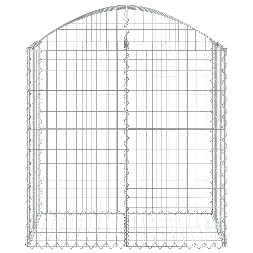 Vidaxl Schanskorf vaulted 100x50x100 120 cm galvanized iron