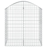 Vidaxl Schanskorf vaulted 100x50x100 120 cm galvanized iron