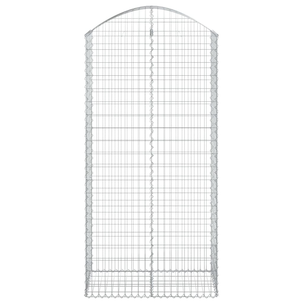 Vidaxl Schanskorf Gewölbe 100x50x200 220 cm verzinktes Eisen