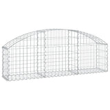 VidaXL Schanskorf vaulted 150x30x40 60 cm galvanized iron