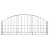 VidaXL Schanskorf vaulted 150x30x40 60 cm galvanized iron