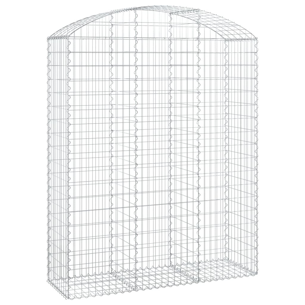 VidaXL Schanskorf vaulted 150x50x180 200 cm galvanized iron