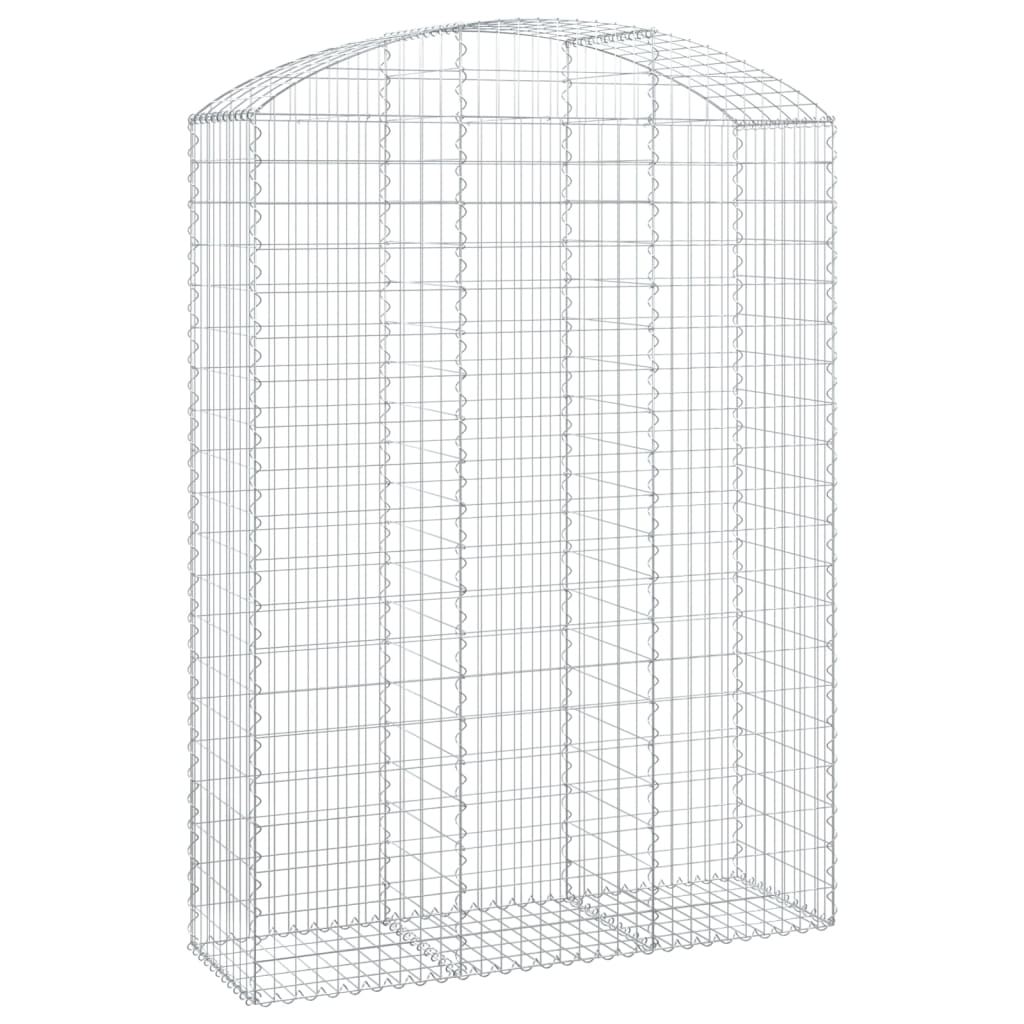 VidaXL Schanskorf vaulted 150x50x200 220 cm galvanized iron