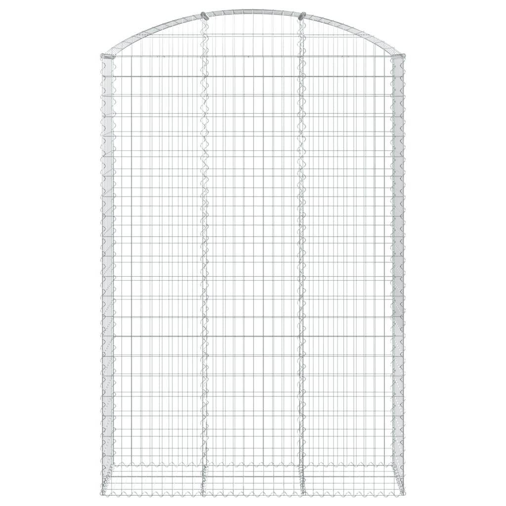 Vidaxl Schanskorf Vaulté 150x50x220 240 cm fer galvanisé