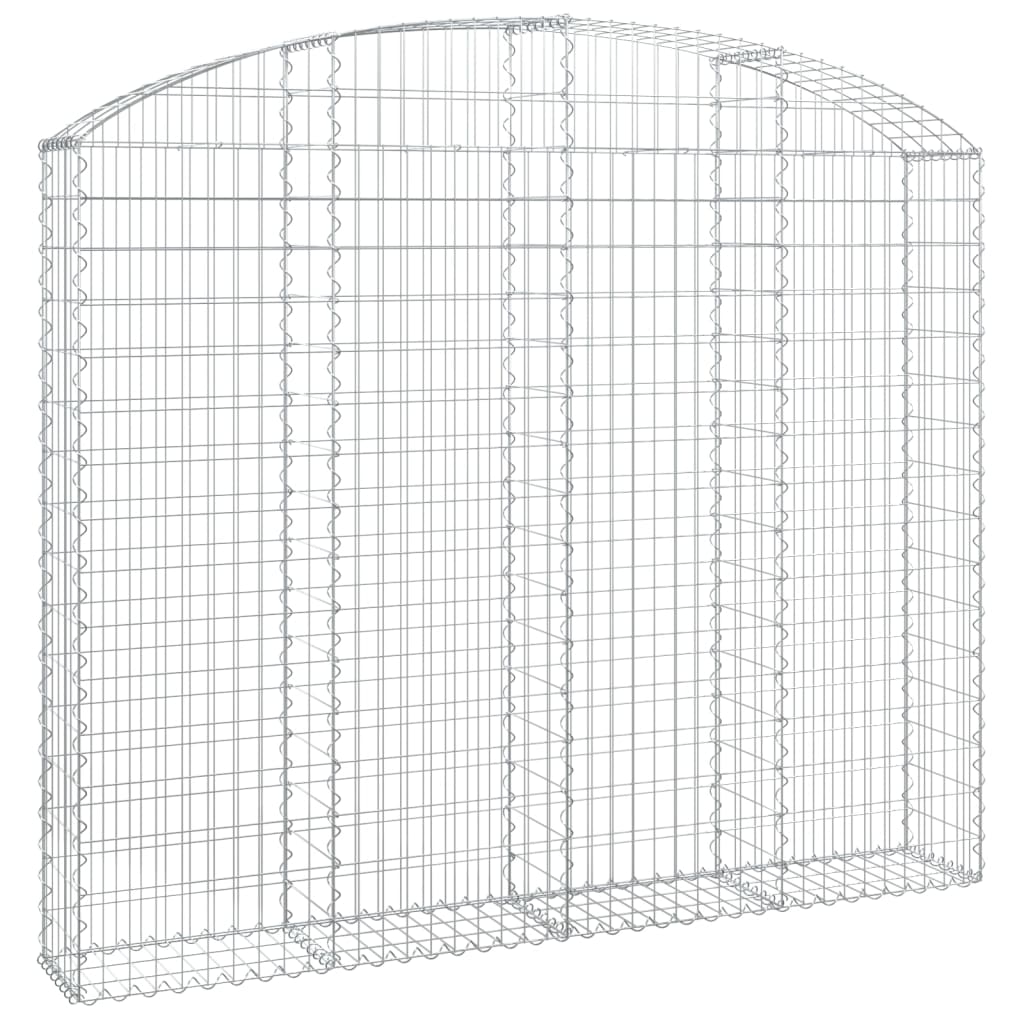 Vidaxl shananskorf vaulted 200x3x160 180 cm Galavaniséiert Eisen