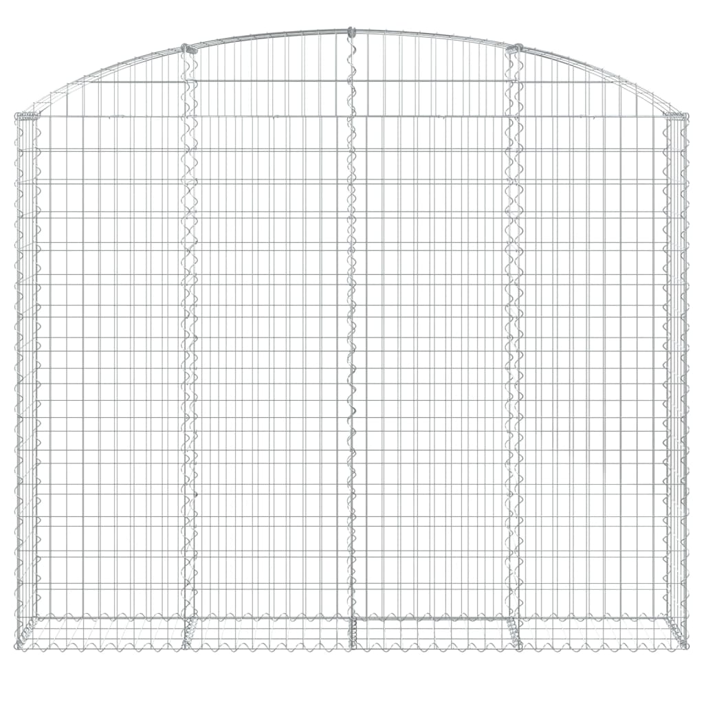 Vidaxl Schanskorf a volta 200x30x160 180 cm galvanizzato