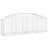 VidaXL Schanskorf vaulted 200x50x60 80 cm galvanized iron