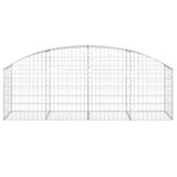 VidaXL Schanskorf vaulted 200x50x60 80 cm galvanized iron