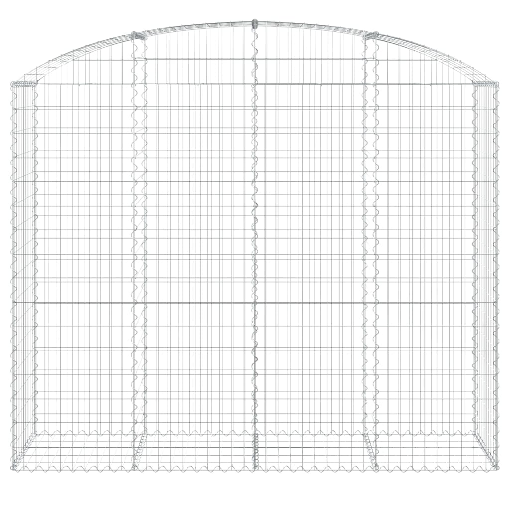 Vidaxl Schanskorf Vaulté 200x50x160 180 cm fer galvanisé