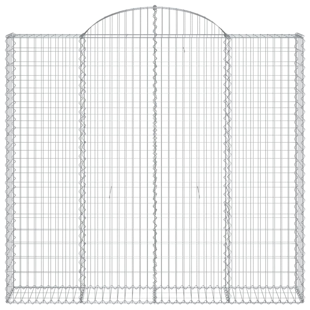 VidaXL Schanskorf vaulted 200x30x180 200 cm galvanized iron