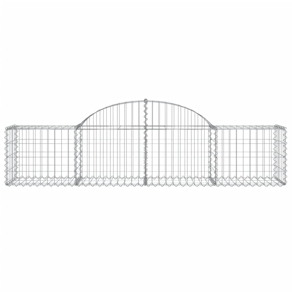 Vidaxl Schanskorf Vaulted 200x50x40 60 cm ocynkowane żelazo