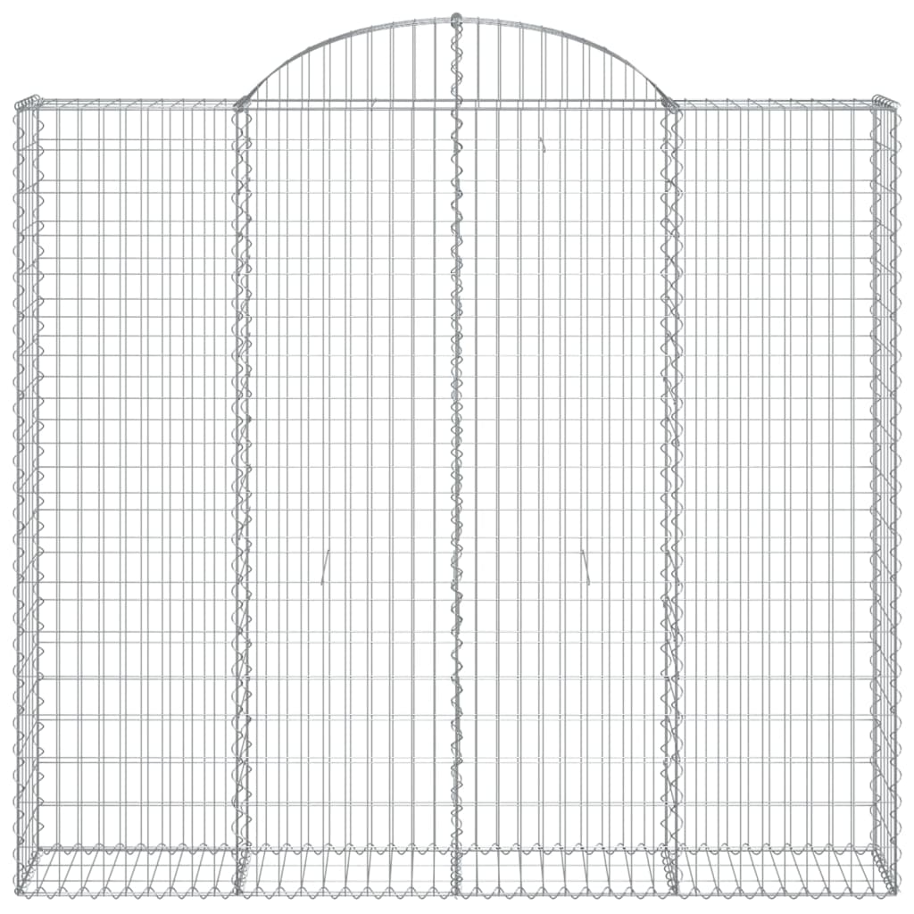 Vidaxl Schanskorf Gewölbe 200x50x180 200 cm verzinktes Eisen